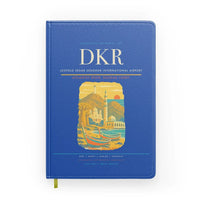 Thumbnail for Leopold Sedar Senghor International Airport (DKR) design on blue notebook