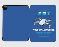 Thumbnail for DJI Mini 2 design on blue ipad tablet case