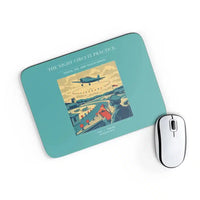 Thumbnail for VINTAGE G4395 - The Night Circuit Practice - Designed Mouse Pads design on turquoise rectangle