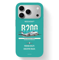 Thumbnail for King Air B200 Case design on turquoise iphone case