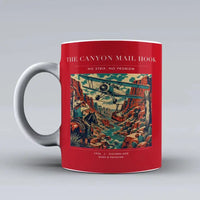 Thumbnail for VINTAGE G4285 - The Canyon Mail Hook - Ceramic Mug design on red