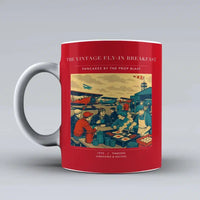 Thumbnail for VINTAGE G4487 - The Vintage Fly-In Breakfast - Ceramic Mug design on red