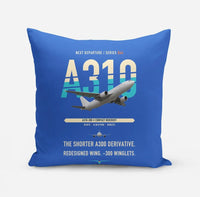 Thumbnail for Airbus A310-300 design on blue pillow
