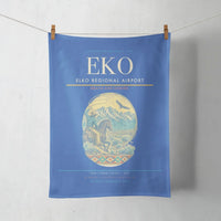 Thumbnail for Elko Regional Airport (EKO) design on blue towel