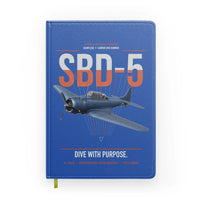 Thumbnail for SBD-5 Dauntless design on blue notebook