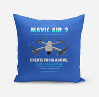 Thumbnail for DJI Mavic Air 2 design on blue pillow