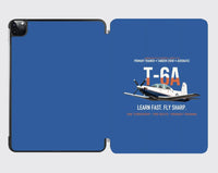 Thumbnail for T-6A Texan II Train The Next Generation design on blue ipad tablet case