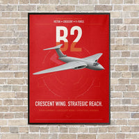 Thumbnail for Handley Page Victor B2 vertical canvas print - framed - red background