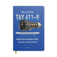 Thumbnail for TAY 611-8 design on blue notebook