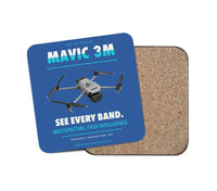 Thumbnail for DJI Mavic 3 Multispectral design on blue 1 piece coaster