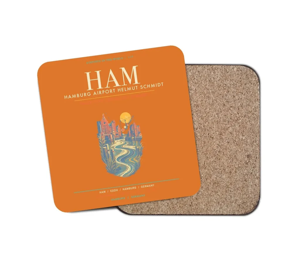 Hamburg Airport Helmut Schmidt HAM - Elbe Brick Tide Signal - Orange