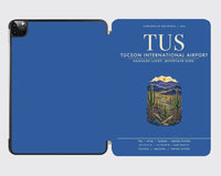 Thumbnail for Tucson International Airport (TUS) design on blue ipad tablet case