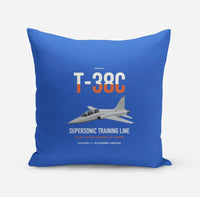 Thumbnail for T-38C Talon design on blue pillow