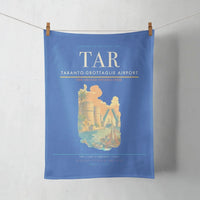 Thumbnail for Taranto-Grottaglie Airport (TAR) design on blue towel