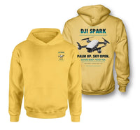 Thumbnail for DJI Spark design on yellow hoodie