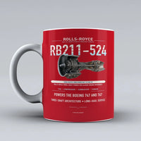 Thumbnail for Mug design on red rb211 524
