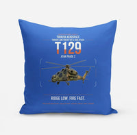 Thumbnail for Turkish Aerospace T129 ATAK Phase 2 design on blue pillow