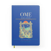 Thumbnail for Nome Airport (OME) design on blue notebook
