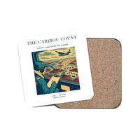 Thumbnail for The Caribou Count - Designed Coasters design on white 1-piece