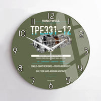 Thumbnail for TPE331-12 design on green army no frame wall clock