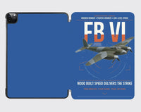 Thumbnail for de Havilland Mosquito FB VI design on blue ipad tablet case
