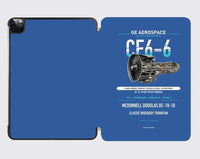 Thumbnail for CF6-6 design on blue ipad tablet case