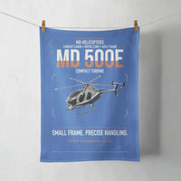 Thumbnail for MD Helicopters MD 500E design on blue towel