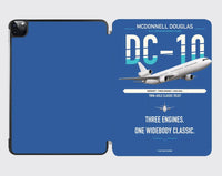 Thumbnail for McDonnell Douglas DC-10 design on blue ipad tablet case