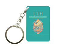 Thumbnail for Udon Thani International Airport UTH Key Chain design on turquoise key chain