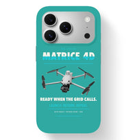 Thumbnail for DJI Matrice 4D Case design on turquoise iphone case