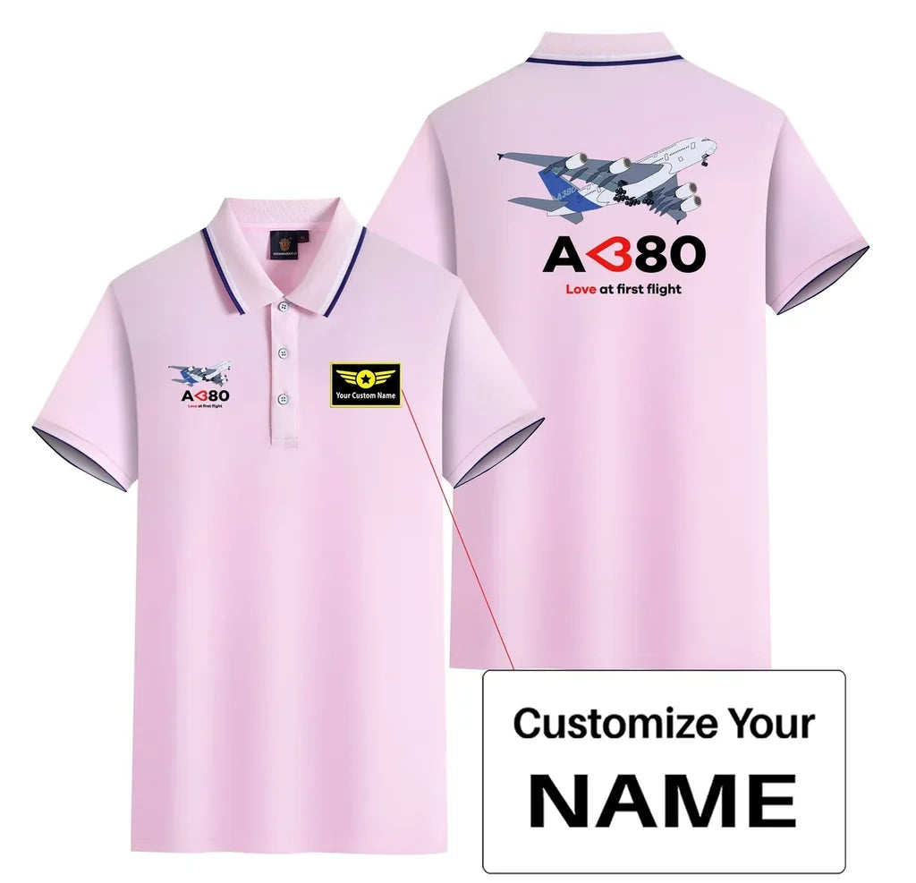 Customisable Airbus A380 Polo Shirt - view 15