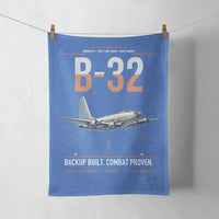 Thumbnail for B-32 Dominator design on blue towel