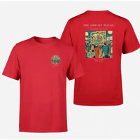 Thumbnail for VINTAGE G4132 - The Airport Mosaic - Double-Side T-Shirt design on red double side t shirt