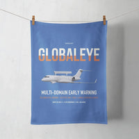 Thumbnail for Saab GlobalEye design on blue towel
