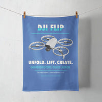 Thumbnail for DJI Flip design on blue towel