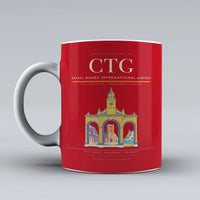 Thumbnail for Rafael Nunez International Airport CTG Mug - Red