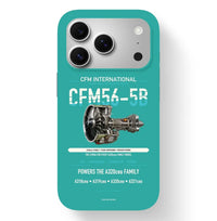 Thumbnail for CFM56-5B Case design on turquoise iphone case