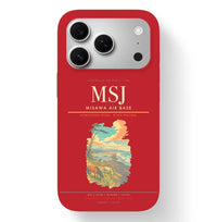 Thumbnail for Misawa Airport (MSJ) design on red iPhone 17 Pro MagSafe case