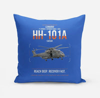 Thumbnail for Leonardo HH-101A Caesar design on blue pillow