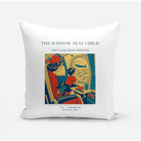 Thumbnail for VINTAGE G4215 - The Window Seat Child - Designed Pillows design on white