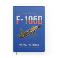 Thumbnail for F-105D Thunderchief design on blue notebook