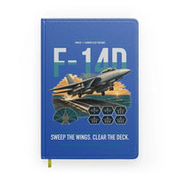 Thumbnail for F-14D Tomcat design on blue notebook