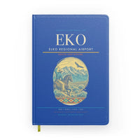 Thumbnail for Elko Regional Airport (EKO) design on blue notebook