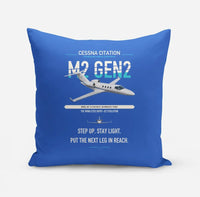 Thumbnail for Cessna Citation M2 Gen2 design on blue pillow