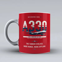 Thumbnail for A330 MRTT+ Mug design on red airbus