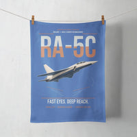 Thumbnail for RA-5C Vigilante design on blue towel