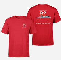 Thumbnail for Avro Vulcan B2 design on red t-shirt, double-side print