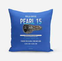 Thumbnail for PEARL 15 design on blue pillow