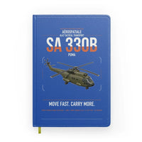 Thumbnail for Aérospatiale SA 330B Puma design on blue notebook
