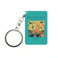 Thumbnail for VINTAGE G4026 - The Flying Circus - Designed Key Chain design on turquoise